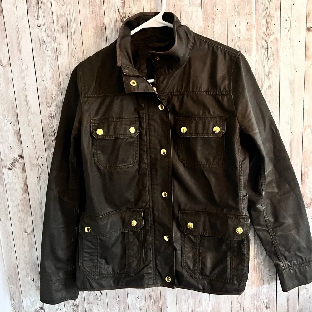 J.Crew Wax Coated Field Heritage Barn Jacket Small